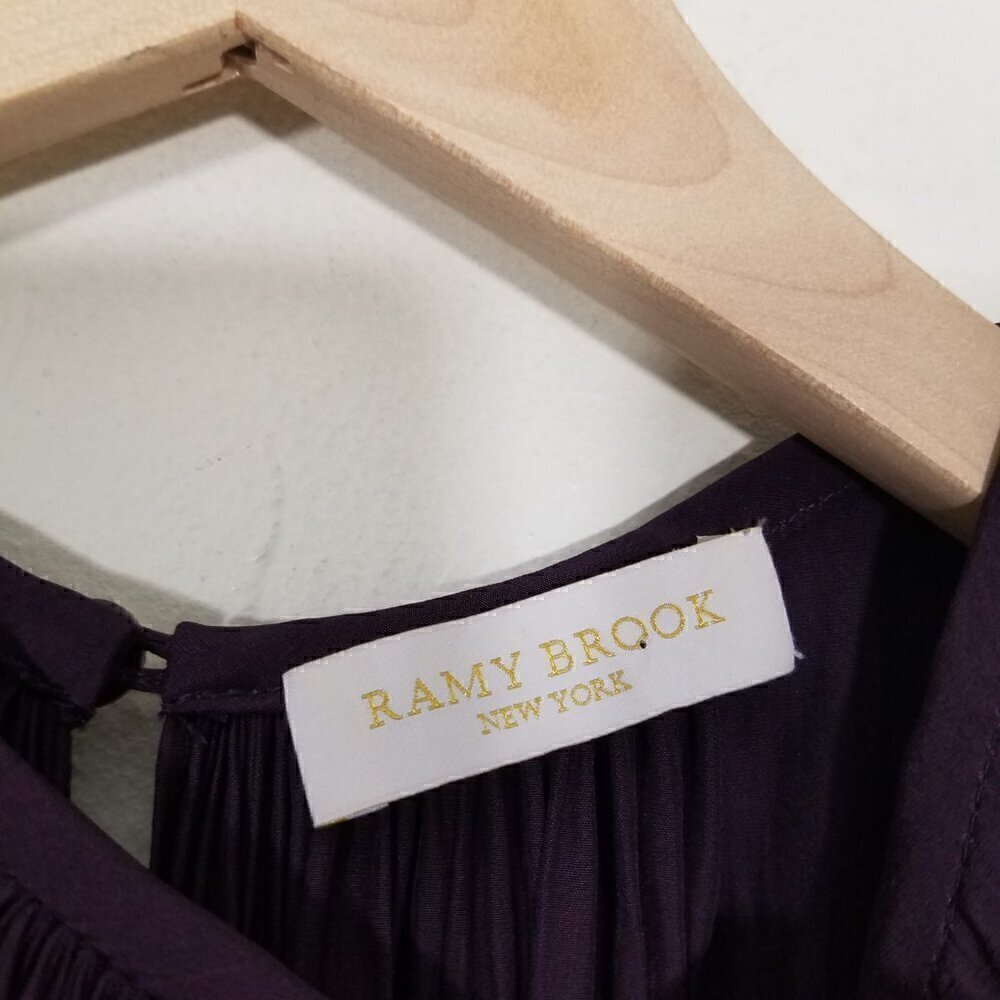 Ramy Brook Paris Sleeveless Mini Dress Dark Purple Size S - Picture 4 of 8